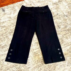 Pret A Porter women’s crop pants, black, size 6